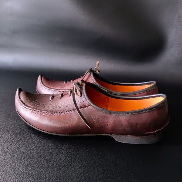 Supikas / Hand - dyed  brown 42 F /immediate delivery